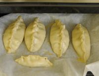 Pasty before cooking