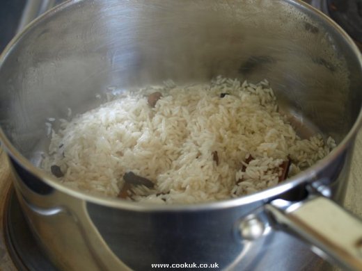 Cooking Kashmiri Rice