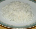 Cooked long grain rice