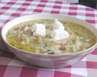 Roasted Onion and Goat's Cheese Soup