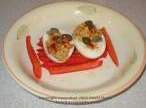 Russian eggs on a plate