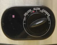 Control Panel of Sainsbury's SKU 122271968 Slow Cooker