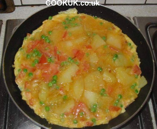 Cooking a Spanish Omelette