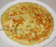 Spanish omelette on a plate