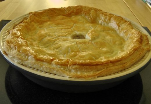 Steak and Kidney Pie with Puff Pastry