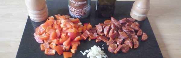 Ingredients for Andalusian Beans and Chorizo