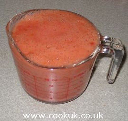 Blended tomatoes